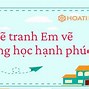 Trường Học Hạnh Phúc 2024 Mẫu Ngắn Nhất